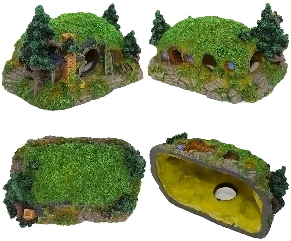 Aquarium Ornament Resin Hobbit Dwarf House Hiding Cave Fish Tank  Landscaping Decoration - China Accessories and Aquascape price
